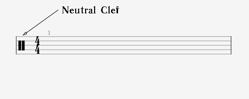 Neutral Clef