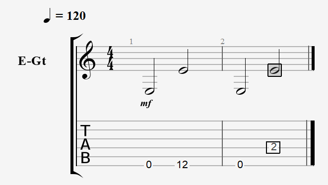 Few examples of the octave